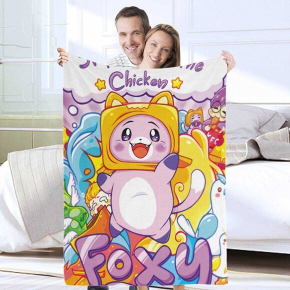 Soft and Warm Flannel Blanket Air Conditioner Quilt Blanket 60"x50" - Picture 2 of 3